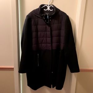 Addition Elle | Black Winter Coat 4X